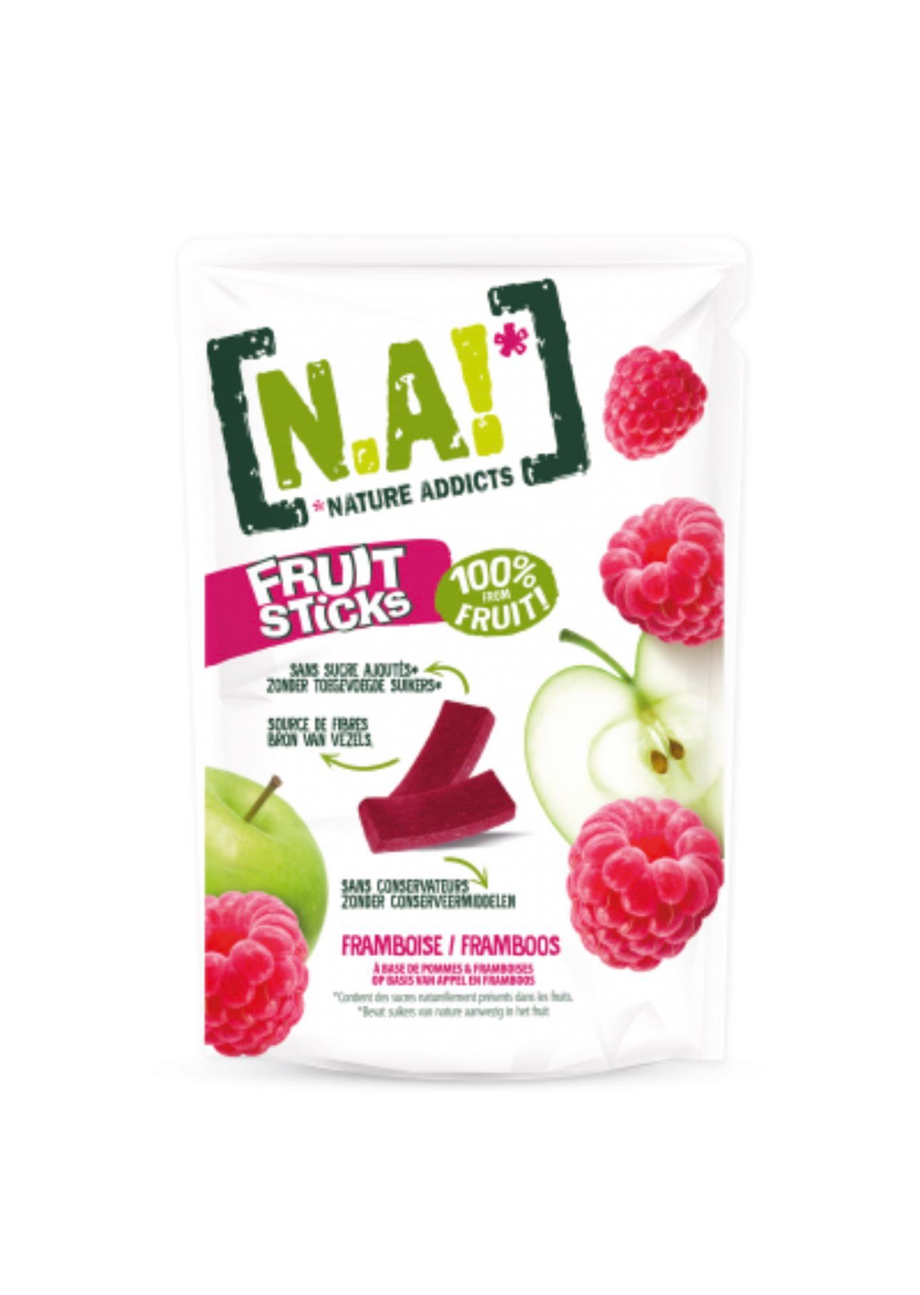 NA Fruit Sticks Raspberry & Apple 35g