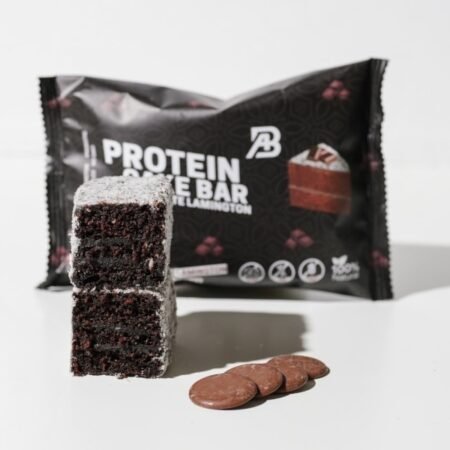 Chocolate protein cake bar￼